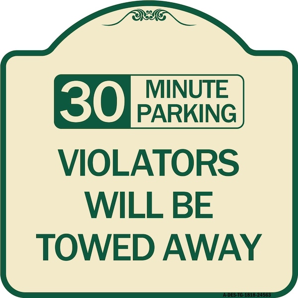 Signmission Employee Recognition Parking Heavy-Gauge Aluminum Architectural Sign, 18" x 18", TG-1818-24562 A-DES-TG-1818-24562 - main
